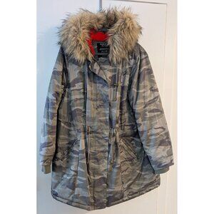 Torrid Camo Fur Hood Winter Parka